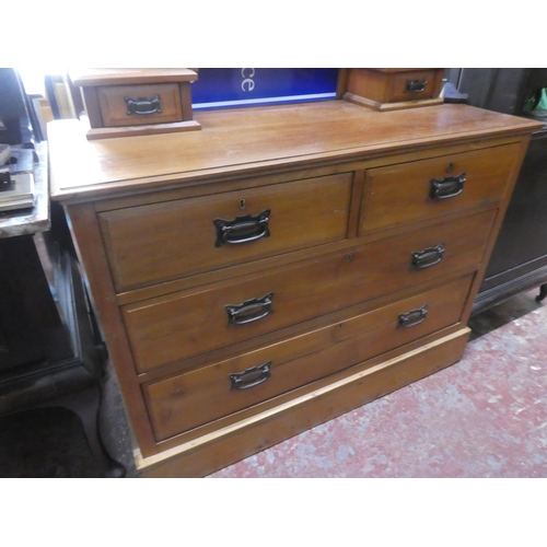 378 - A stunning antique mirror back dressing table, 107cm x 48cm x 160cm.