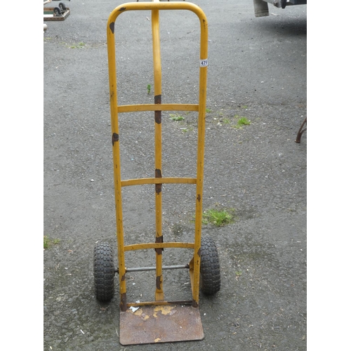 476 - A large hand truck.