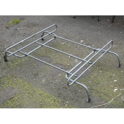 477 - A vintage Desmo roof rack, 123cm x 73cm.