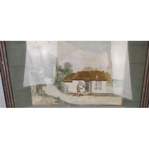 441 - A framed oil painting of an Irish scene, signed W McKelvey, 53cm x 45cm.