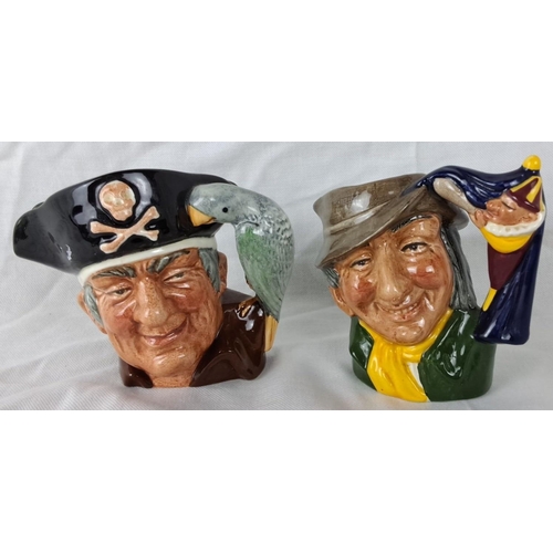 45 - Pair of Royal Doulton character jugs, 