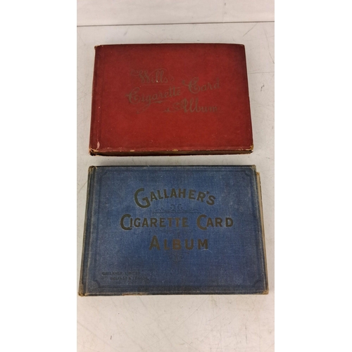 595 - Two vintage cigarette card albums: 