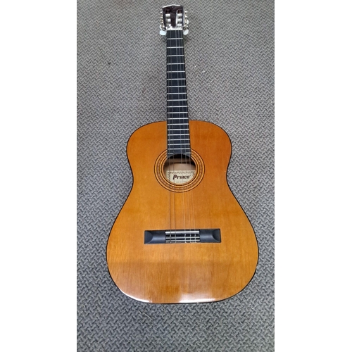 623 - Model No. 425 classical acoustic guitar. Handcrafted with selected materials, featuring a polished w... 