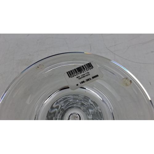 631 - Elegant John Rocca Waterford glass centrepiece bowl, model number 024258-253704, featuring a conical... 