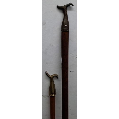 68 - 2 antique window opening hooks/ poles