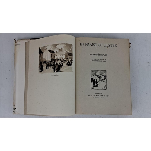 20 - 'In Praise of Ulster' book by Richard Hayward, featuring illustrations by J. Humbert Craig, and publ... 