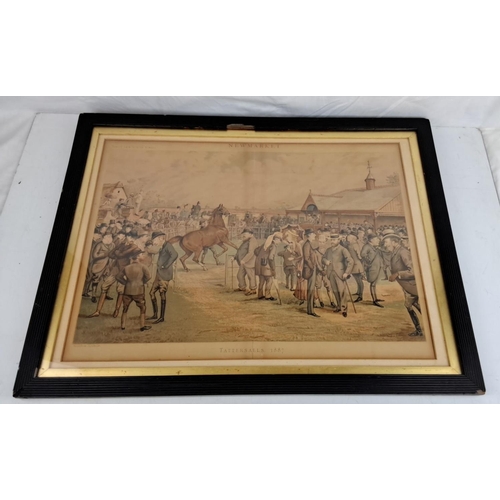 66 - Antique framed lithograph titled 