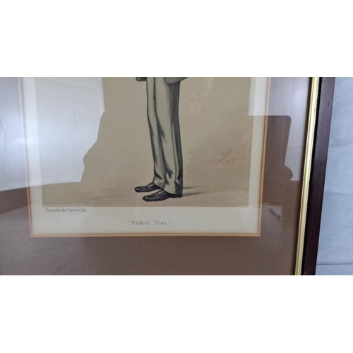 72 - Framed lithograph from Vanity Fair, 