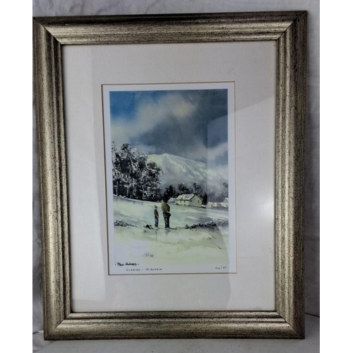 85 - A framed print by Paul Holmes, titled 