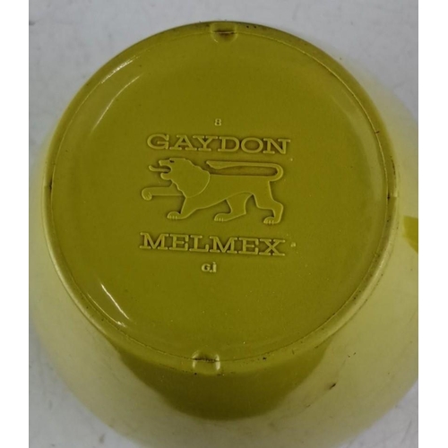 95 - Vintage Gaydon Melmex tableware picnic set is green. It includes plates, bowls, cups, and egg cups. ... 