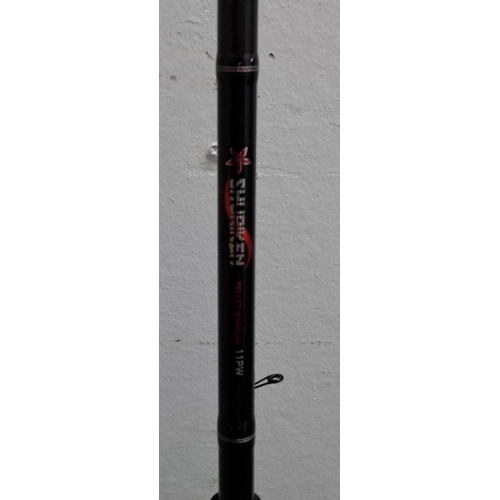 2 - Shimano Tribal TX1 12ft Carp Fishing Rod features a 3-section design with cork handle and durable gr... 