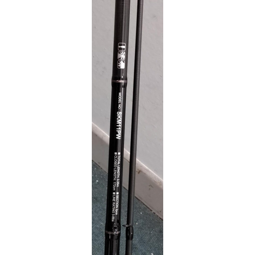 2 - Shimano Tribal TX1 12ft Carp Fishing Rod features a 3-section design with cork handle and durable gr... 