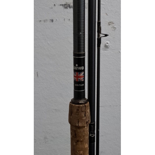 3 - Daiwa fishing rod, from Britain, featuring a cork handle.