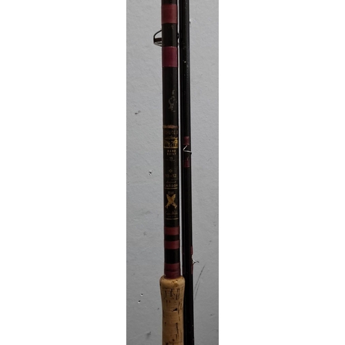 5 - Bruce and Walker hand-built fishing rod, 15 feet, labeled 