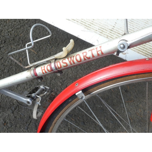 21 - A vintage gent's 'Worthy' designed and built by W F Holdsworth, London racing bike.