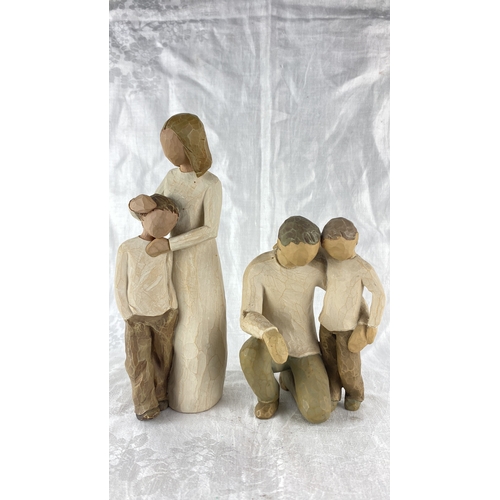 90 - Pair of Willow Tree figures.