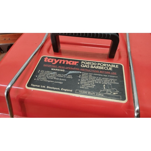 463 - Taymar PGB130 Portable Gas Barbecue, includes original box and three gas canisters. Made by Taymar L... 