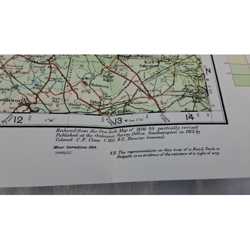 12 - Topographical and Geological Maps from the Leeds Meeting, 1927, featuring detailed regional maps.