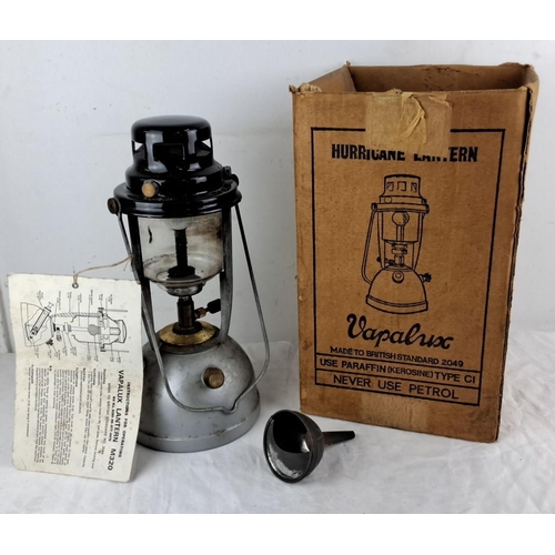 94 - Vapalux Hurricane Lantern, model M320, includes original box and instruction sheet. Made to British ... 