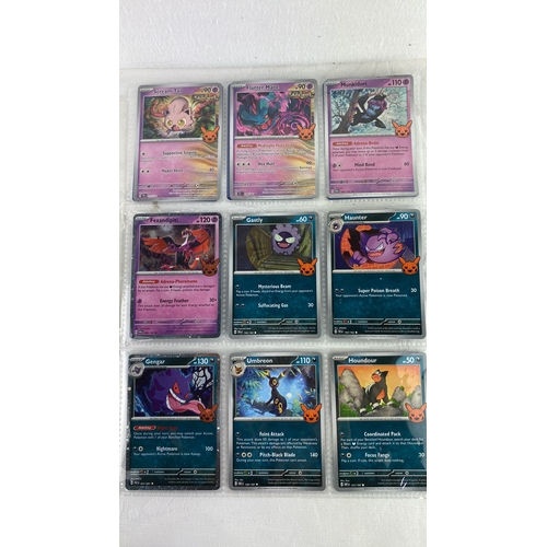 39 - Pokémon full set of 30 Trick or Treat TCG cards features characters such as Mimikyu, Gengar, Umbreon... 