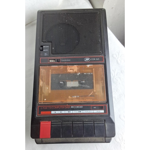 169 - Panasonic RX-ES20 portable stereo system with cassette, CD, and radio functions. Includes an older m... 