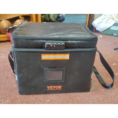 351 - Vevor portable insulated bag with coded lock and shoulder strap.