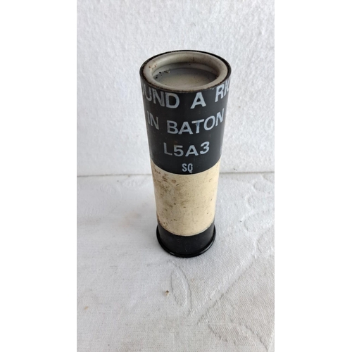 347 - Vintage Rubber bullet/ riot baton round.