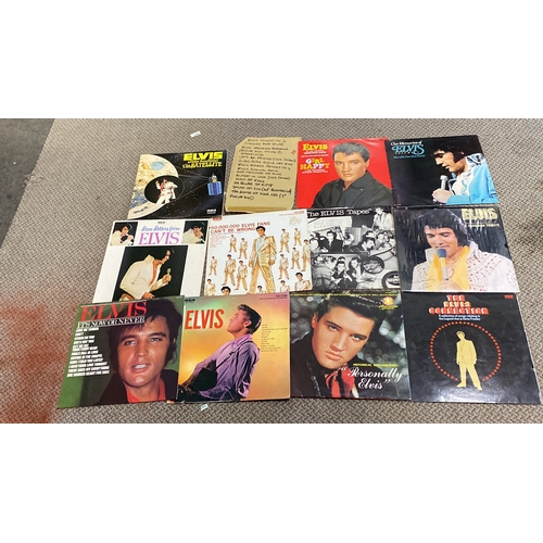 452 - Collection of Elvis Presley vinyl records, featuring studio albums and compilations, including 