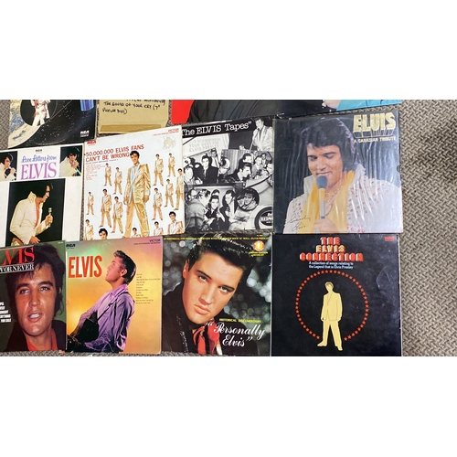 452 - Collection of Elvis Presley vinyl records, featuring studio albums and compilations, including 