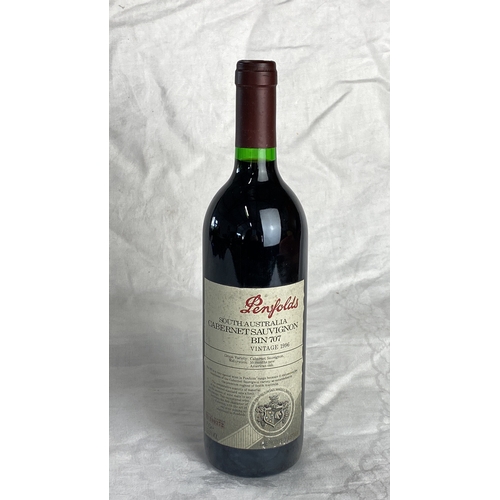 103 - Penfolds South Australia Cabernet Sauvignon, Bin 707, Vintage 1996, aged in American oak.