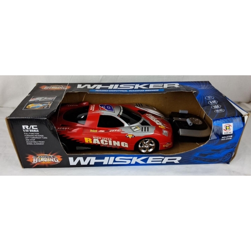 54 - Sanhe Blazing Whisker RC Car, 1:12 scale, full function with adjustable wheel alignment. Includes re... 