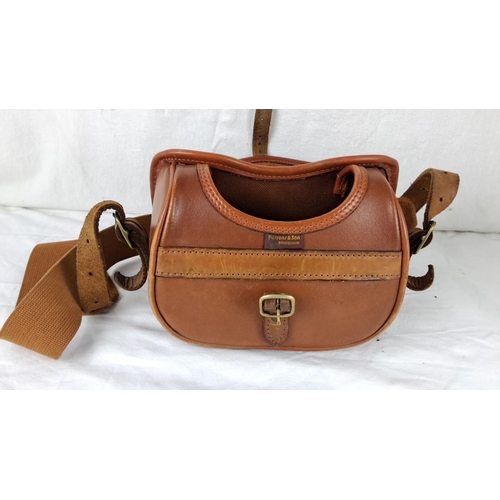 62 - Parsons & Son leather satchel, Birmingham features a classic design with an adjustable strap and bra... 