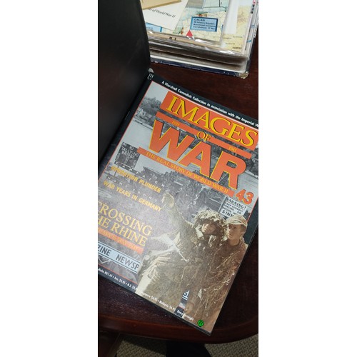 480 - A collection of Images of War magazines in folders.