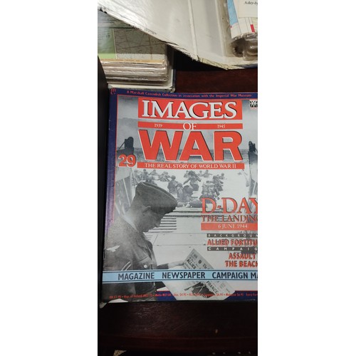 480 - A collection of Images of War magazines in folders.