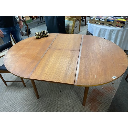 454 - Stunning Mid Century McIntosh teak dining table & set of 4 chairs