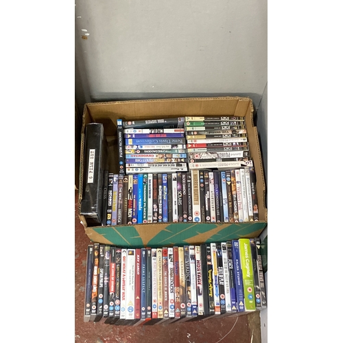 263 - Large collection of DVDs, including film collections and various genres such as thriller, drama, and... 