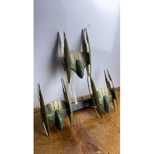 289 - Set of 3 Stars Wars Trade Federation Vulture Droid Fighters.