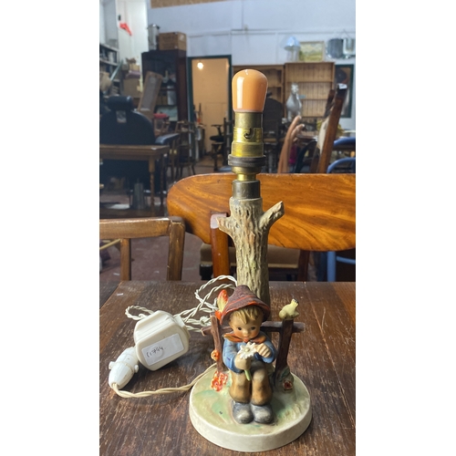 360 - A vintage Hummel table lamp base.