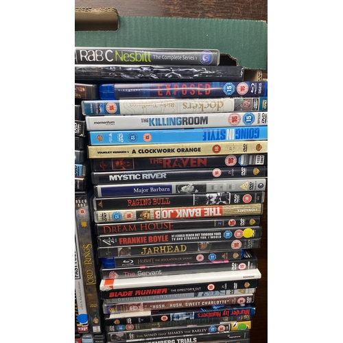 370 - Large collection of DVDs, including film collections and various genres such as thriller, drama, and... 