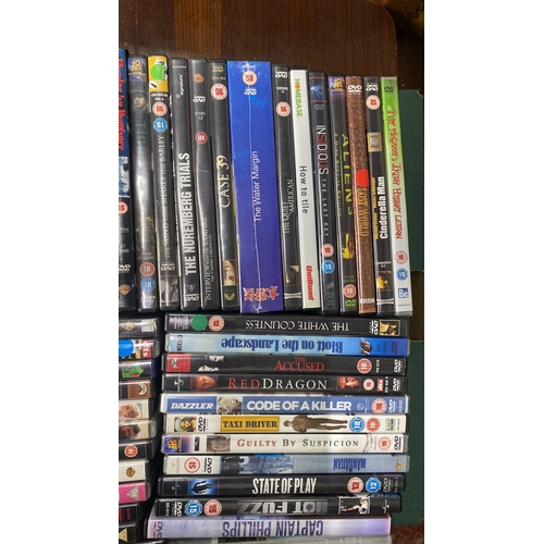 370 - Large collection of DVDs, including film collections and various genres such as thriller, drama, and... 