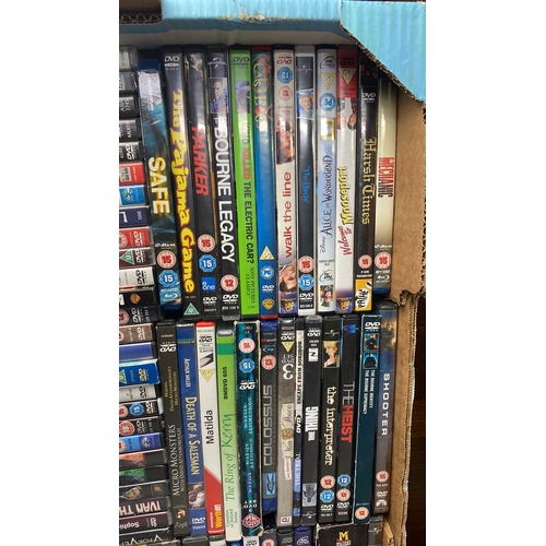 371 - Large collection of DVDs, including film collections and various genres such as thriller, drama, and... 