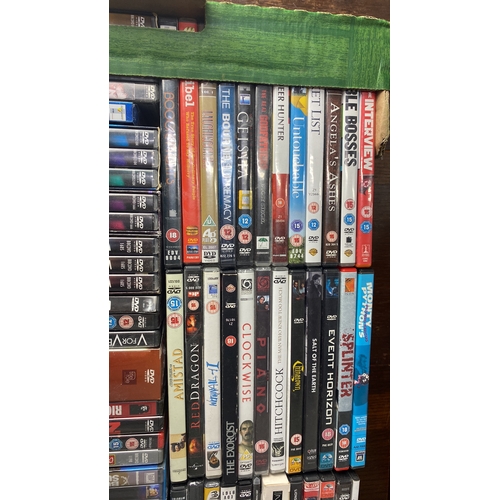 372 - Large collection of DVDs, including film collections and various genres such as thriller, drama, and... 