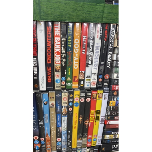 375 - Large collection of DVDs, including film collections and various genres such as thriller, drama, and... 