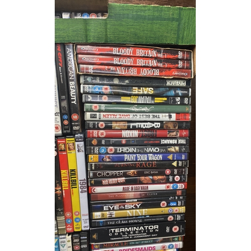 375 - Large collection of DVDs, including film collections and various genres such as thriller, drama, and... 