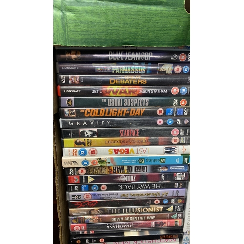 376 - Large collection of DVDs, including film collections and various genres such as thriller, drama, and... 