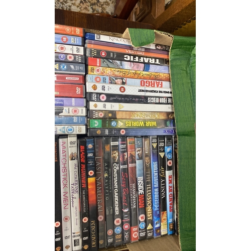 376 - Large collection of DVDs, including film collections and various genres such as thriller, drama, and... 