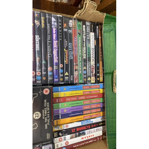 379 - Large collection of DVDs, including film collections and various genres such as thriller, drama, and... 