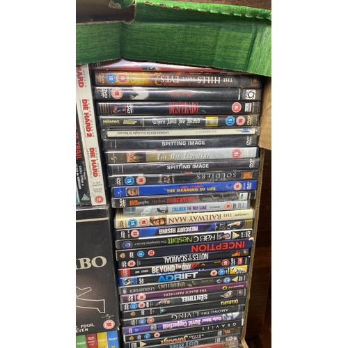 379 - Large collection of DVDs, including film collections and various genres such as thriller, drama, and... 