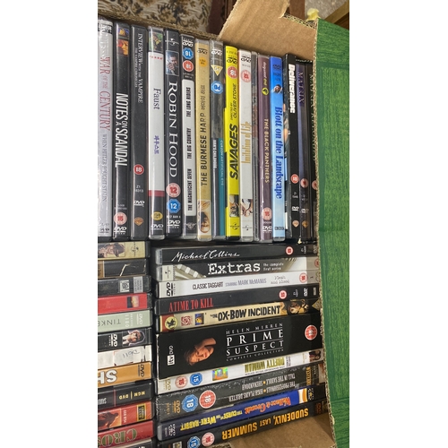 380 - Large collection of DVDs, including film collections and various genres such as thriller, drama, and... 