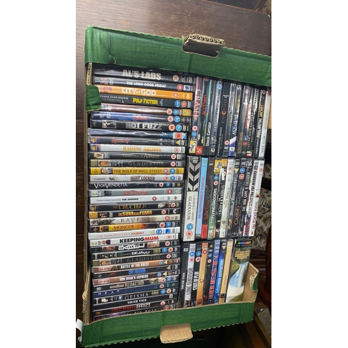 381 - Large collection of DVDs, including film collections and various genres such as thriller, drama, and... 